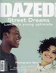 publication in Dazed magazine by Margot Wallard 