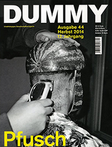 publication in Dummy magazine by Margot Wallard
